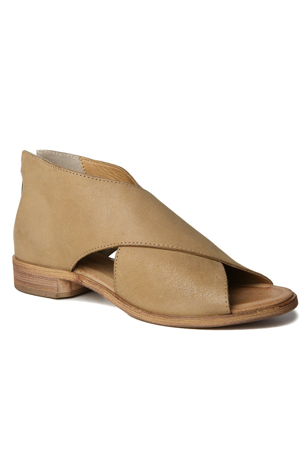 Venice Natural Leather Wrap Sandal