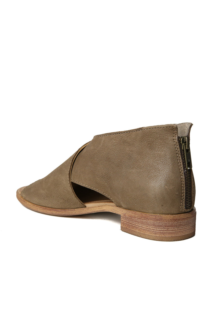 Venice Taupe Leather Wrap Sandal